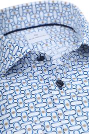 Blue Industry Shirt Print Blue 