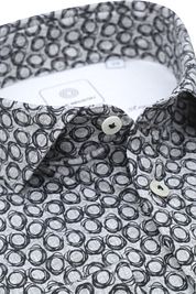 Blue Industry Shirt Print Grey