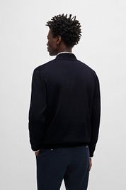 BOSS Balonso Cardigan Wool Navy