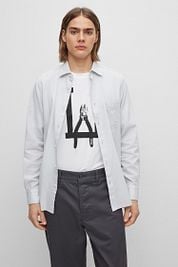BOSS Remiton Shirt Light Grey