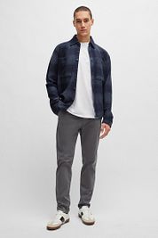 BOSS Satin Chino Anthracite