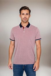 Suitable Oxford Polo Shirt Red