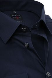 Olymp Level Five Shirt Extra Long Sleeve Body-Fit Navy