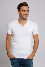Alan Red Oklahoma T-shirt Stretch White 3-Pack