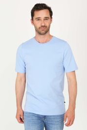Suitable Respect T Shirt Jim Light Blue