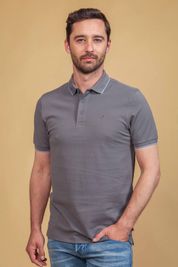Suitable Polo Shirt Tip Ferry Gray