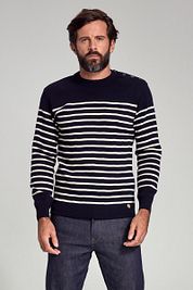 Armor-Lux Groix Sweater Stripes Navy