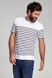 Armor-Lux Etel T-Shirt Stripes White