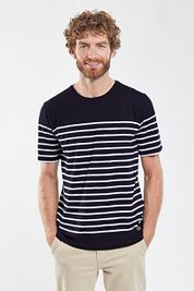 Armor-Lux Etel T-Shirt Stripes Navy