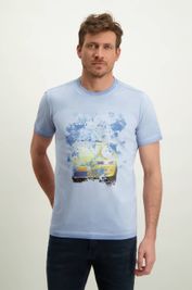 State Of Art T-Shirt Print Blue