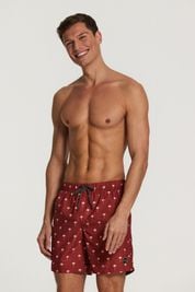 Shiwi Swimshorts Palm Trees Red