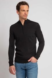 Suitable Half Zip Pullover Rafe Black