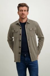 State Of Art Shirt Jacket Olive Green