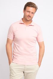 Suitable Liquid Polo Shirt Light Pink