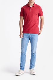King Essentials The James Polo Shirt Red