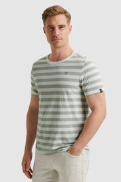 Vanguard T-Shirt Strepen Groen