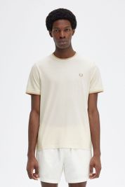 Fred Perry Twin Tipped T-shirt Off White