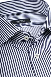 Olymp Signature Shirt Stripes Blue