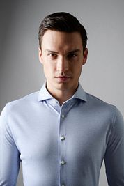 Desoto Essential Shirt Hai Piqué Light Blue 