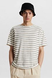 Anerkjendt Kikki T-shirt Green Striped