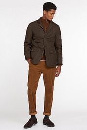 Barbour Jacket Quilted Lutz Brown