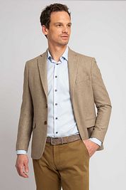 Suitable Tweed Blazer Beige