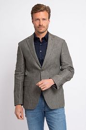 Suitable Linen Blazer Green