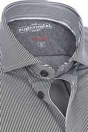Pure Functional Shirt Stripes Black