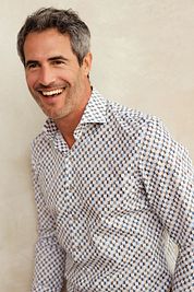 R2 Poplin Shirt Print Multicolor