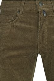 Pierre Cardin Jeans Lyon Future Flex Corduroy Olive Green