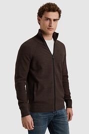 Cast Iron Knitted Cardigan Brown