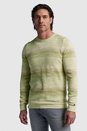 Cast Iron Sweater Stripes Green