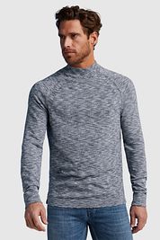 Cast Iron Sweater Turtleneck Blue