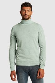 Cast Iron Turtleneck Sweater Light Green