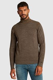 Cast Iron Turtleneck Sweater Brown