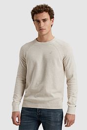 Cast Iron Sweater Heather Plated Ecru