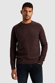 Cast Iron Sweater Heather Plated Brown