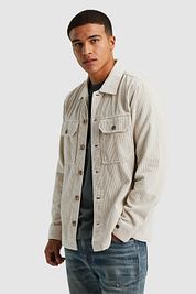 Cast Iron Overshirt Corduroy Ecru