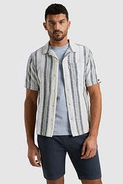 Cast Iron Short-sleeve Shirt Stripe