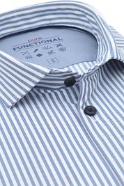 Pure The Functional Shirt Super Stretch Stripes Blue