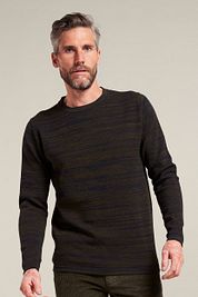 Dstrezzed Sweater Popcorn Melange Dark Green
