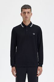 Fred Perry Longsleeve Polo Black 350