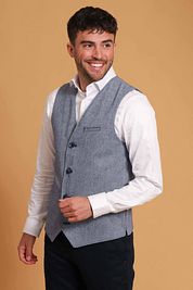 Suitable Gilet Loop Azure Blue