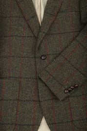 Steppin' Out Sport Jacket Harris Tweed Dark Green