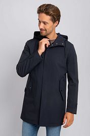 Suitable Jack Hood Tech Navy