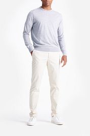 King Essentials The John Pullover Merino Light Grey