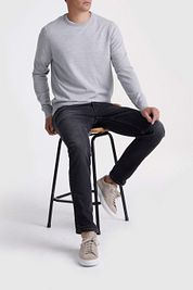 King Essentials The John Pullover Merino Grey