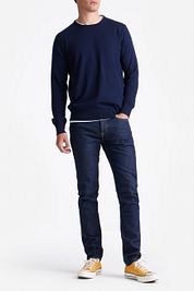 King Essentials The John Pullover Merino Navy