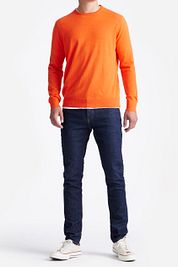 King Essentials The John Pullover Merino Orange