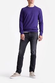 King Essentials The John Pullover Merino Purple